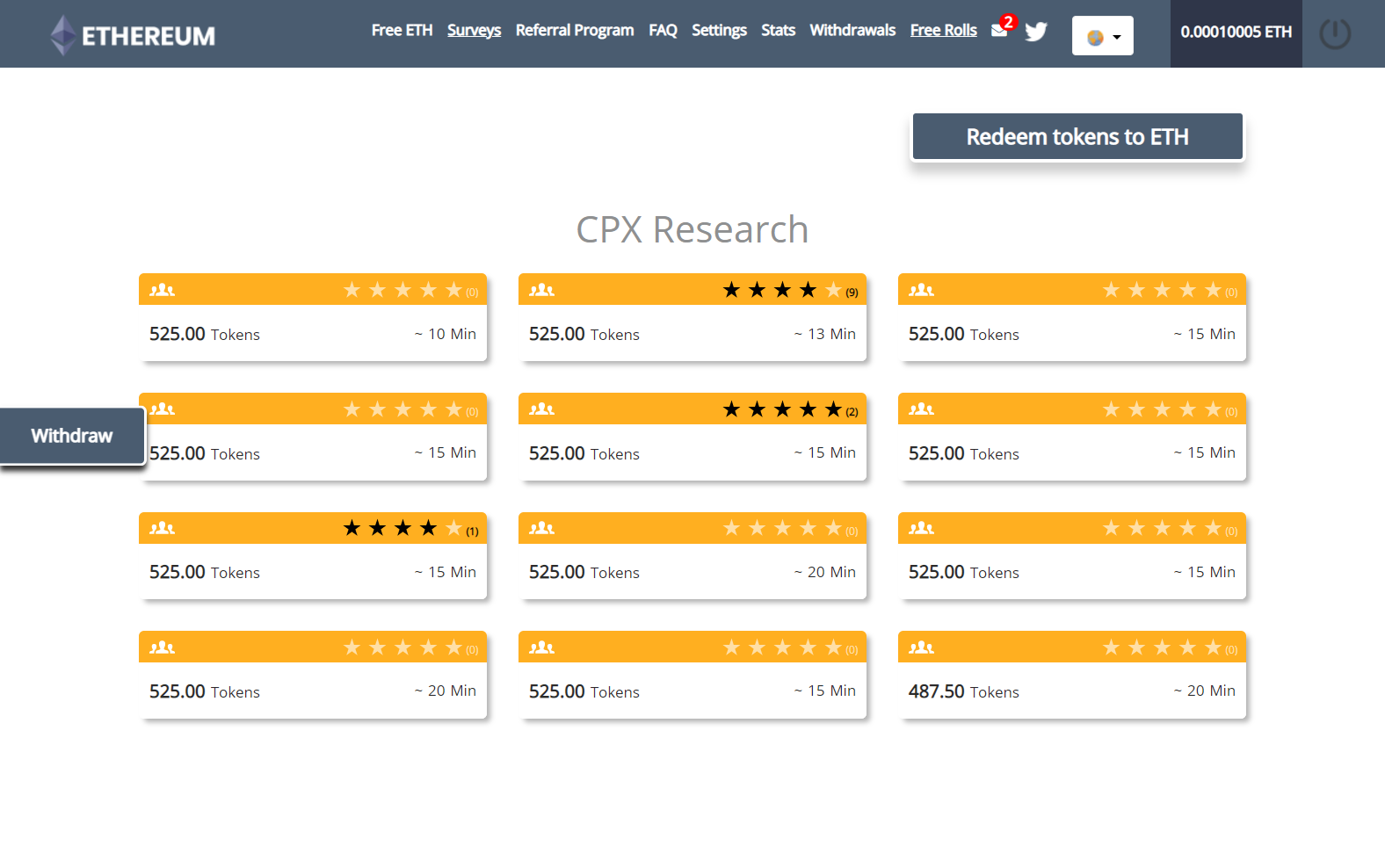Platform screenshot