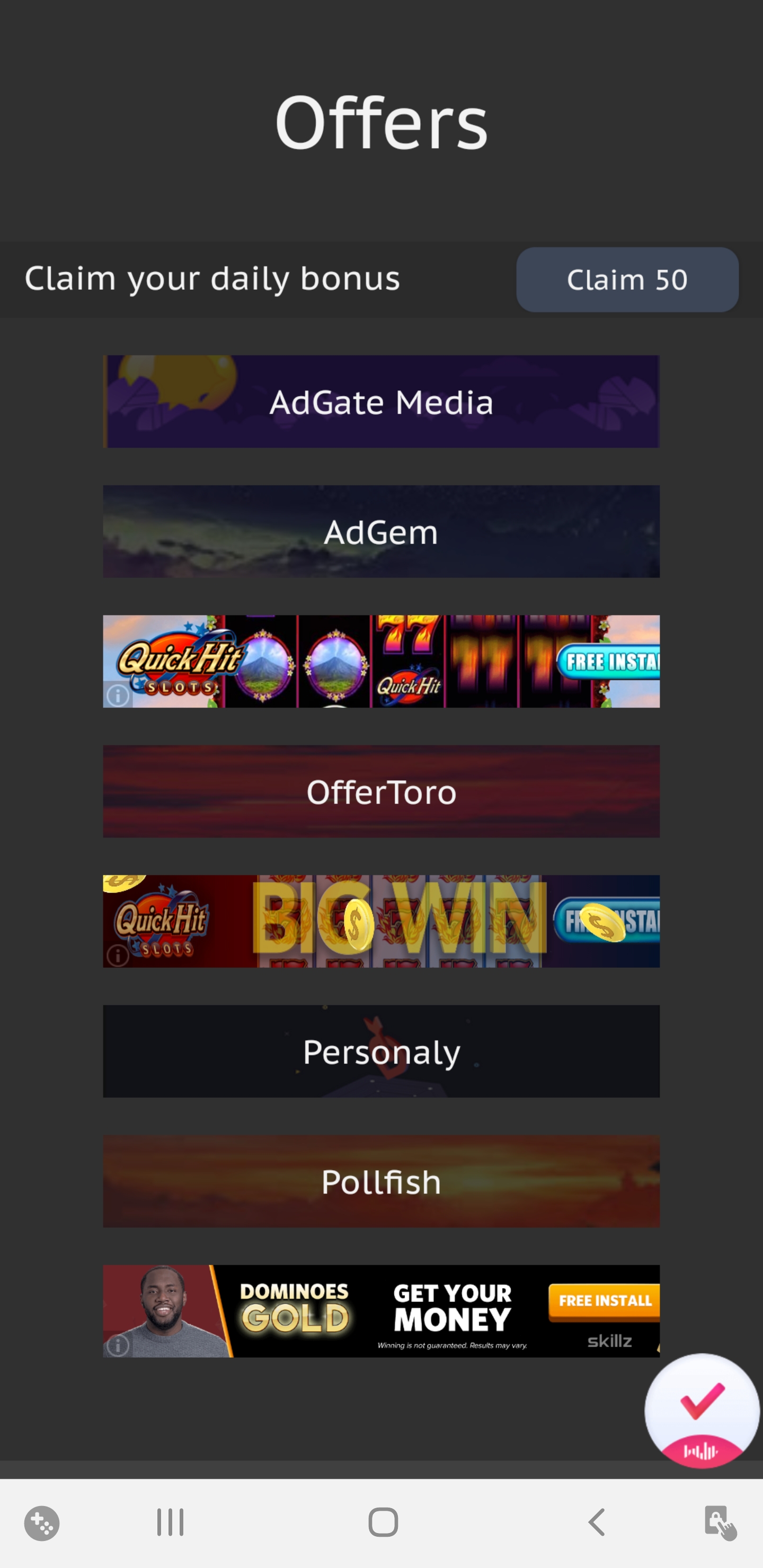 Platform screenshot