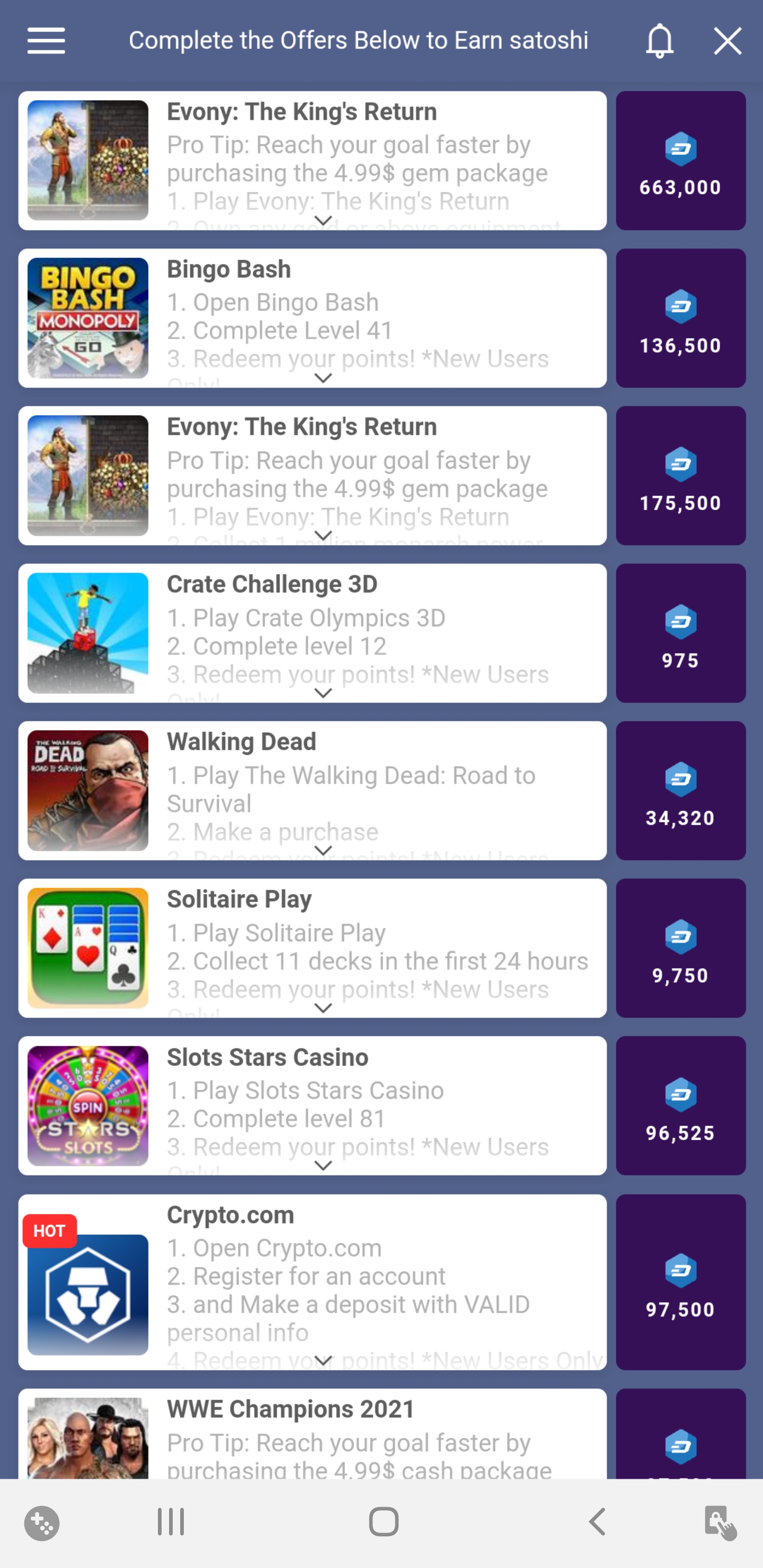 Platform screenshot