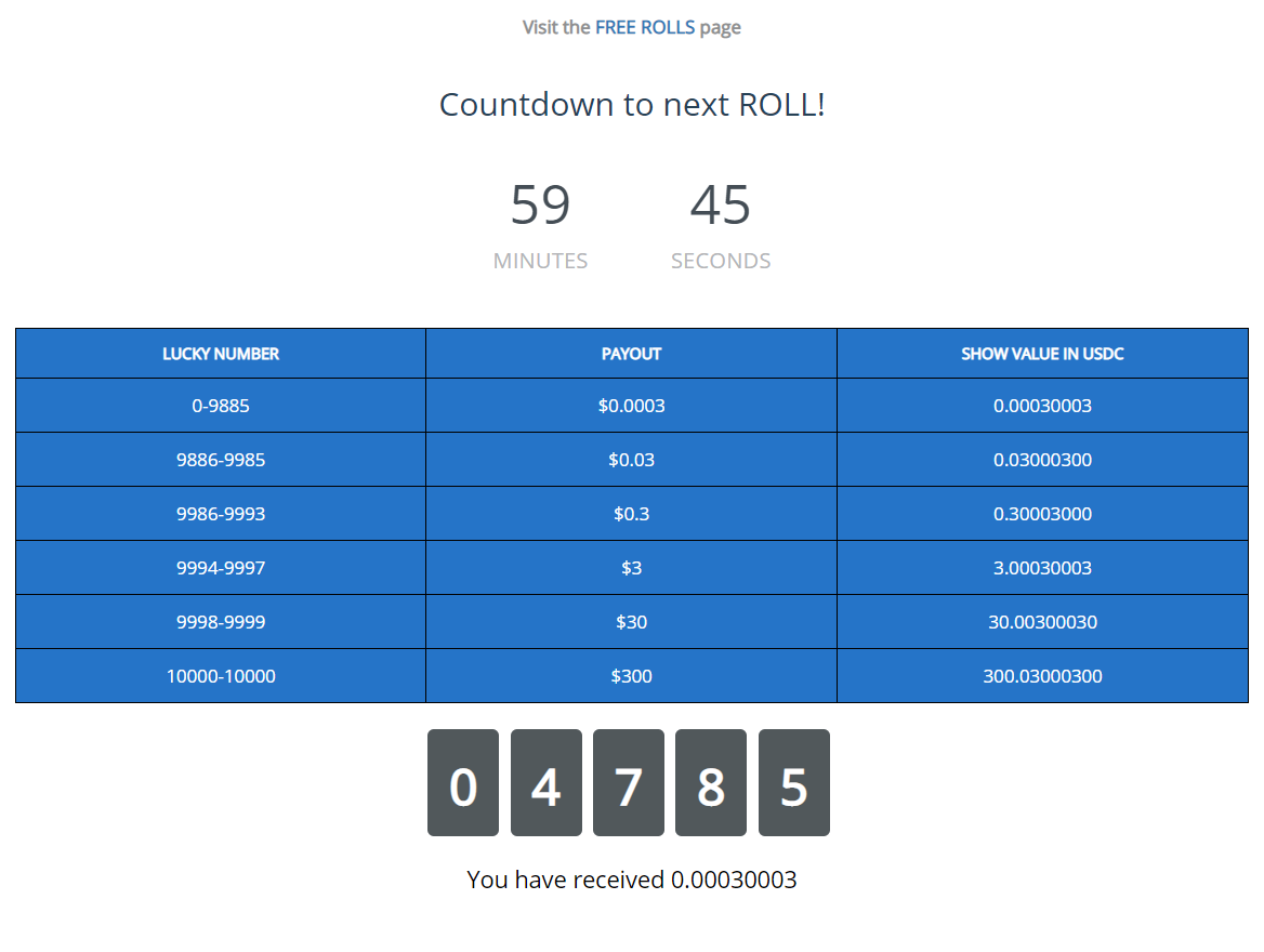Platform screenshot