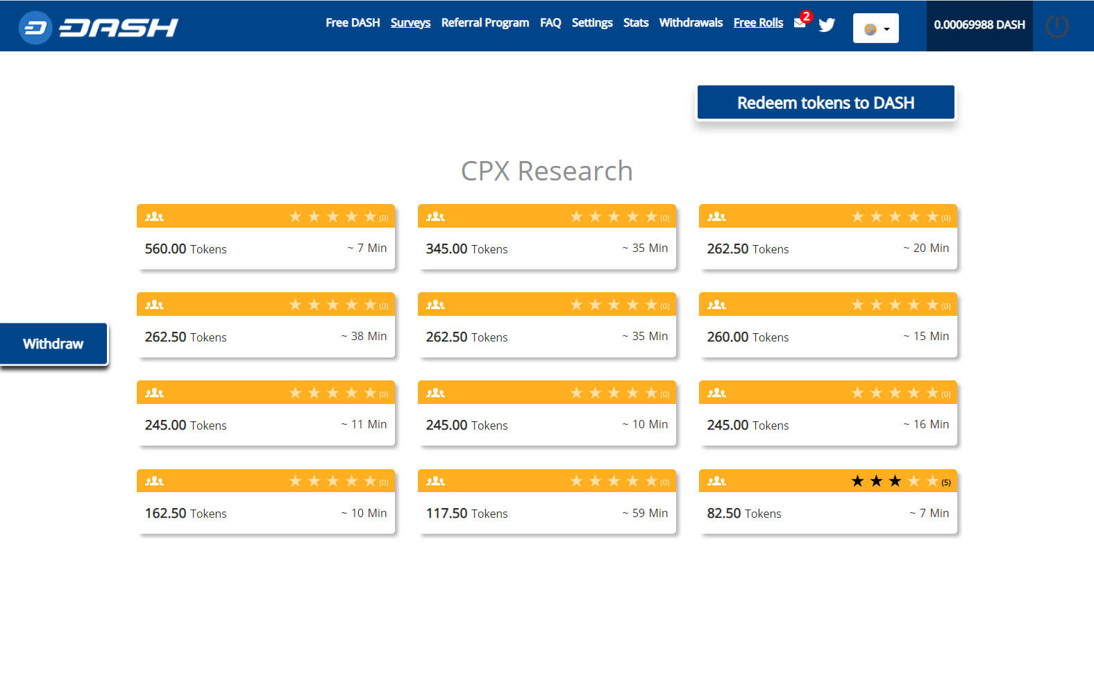 Platform screenshot