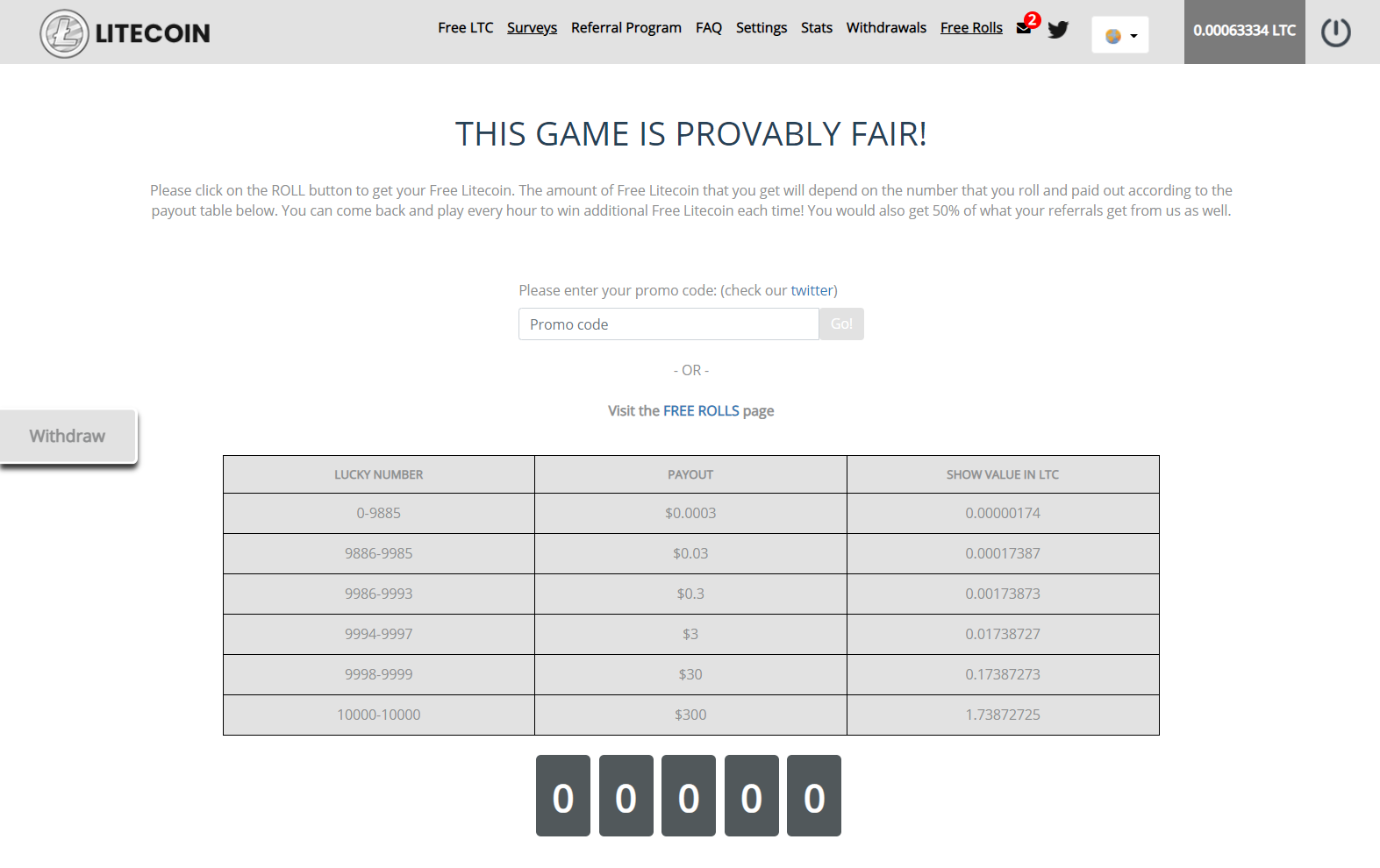 Platform screenshot