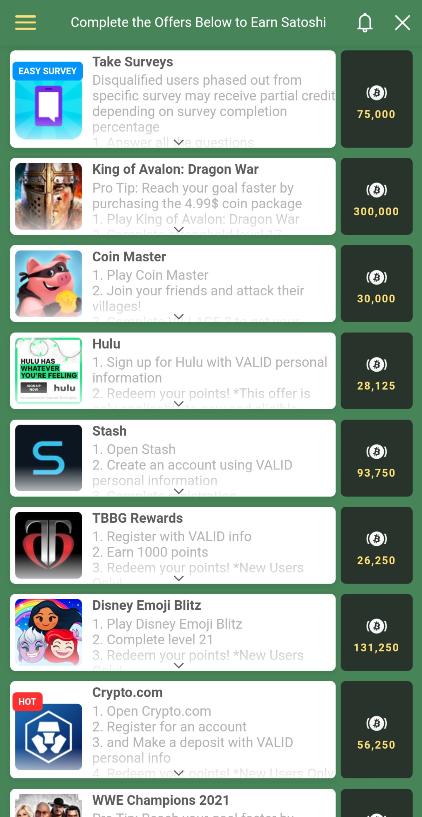 Platform screenshot