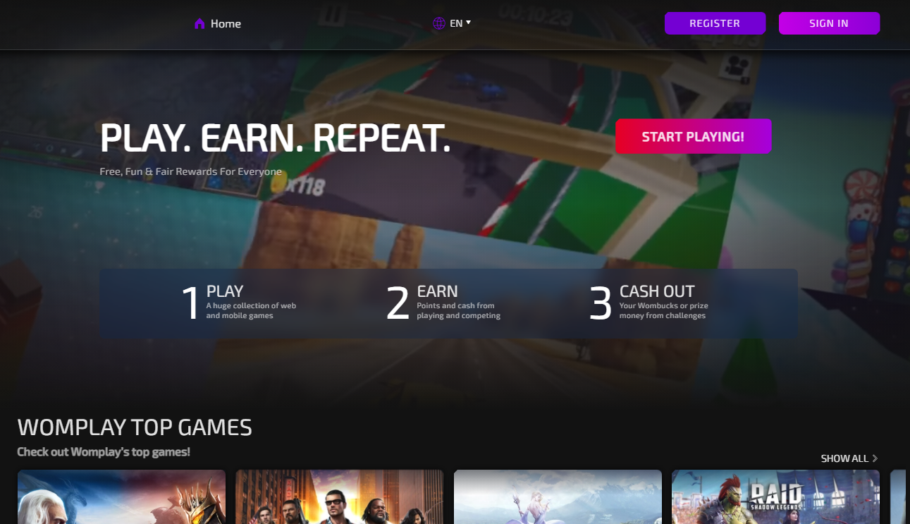 Platform screenshot