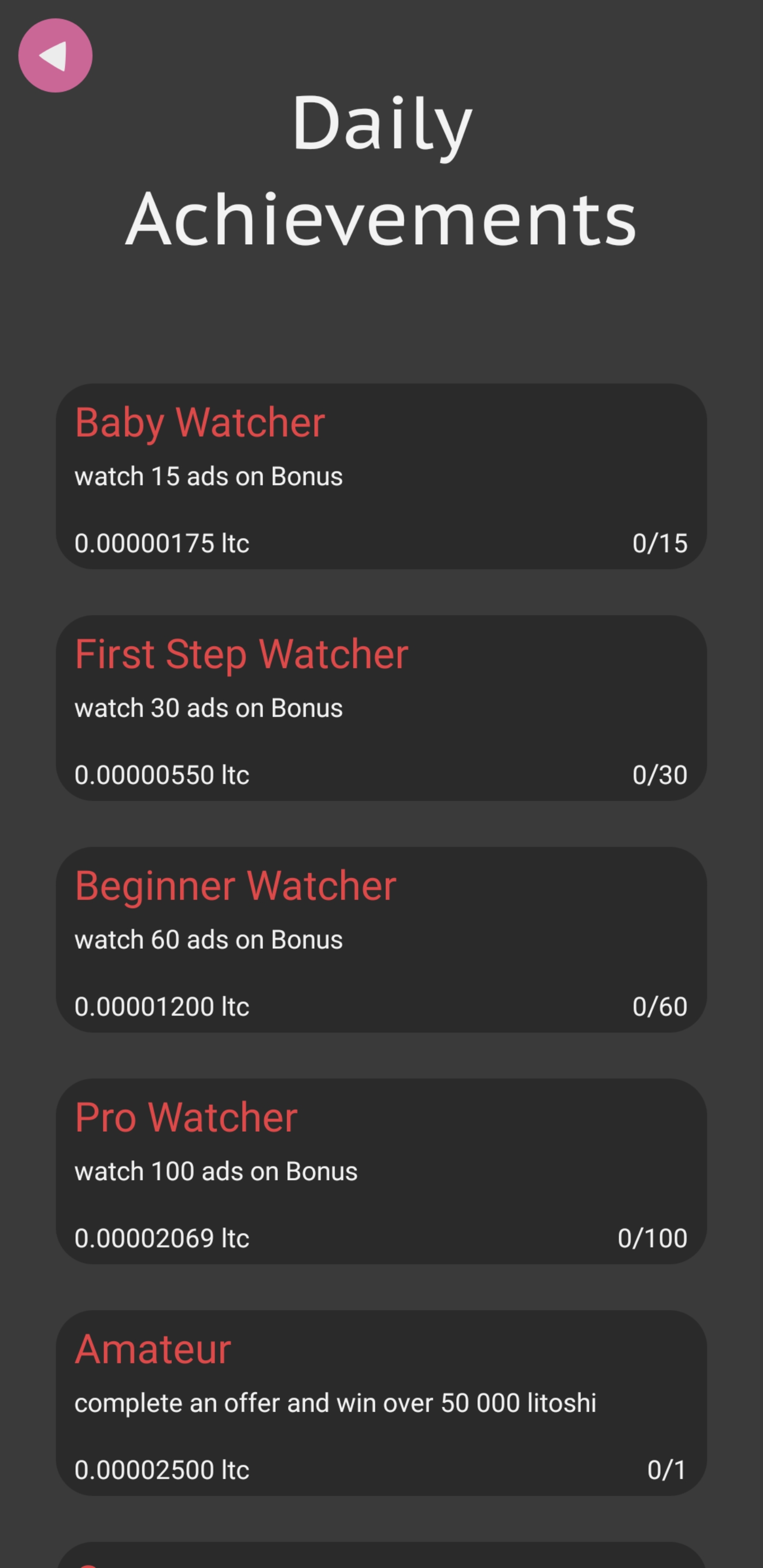 Platform screenshot