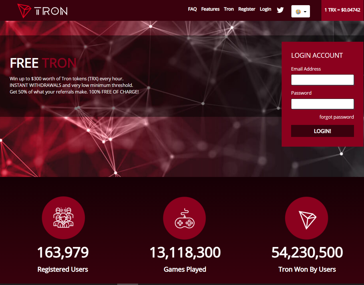 Platform screenshot