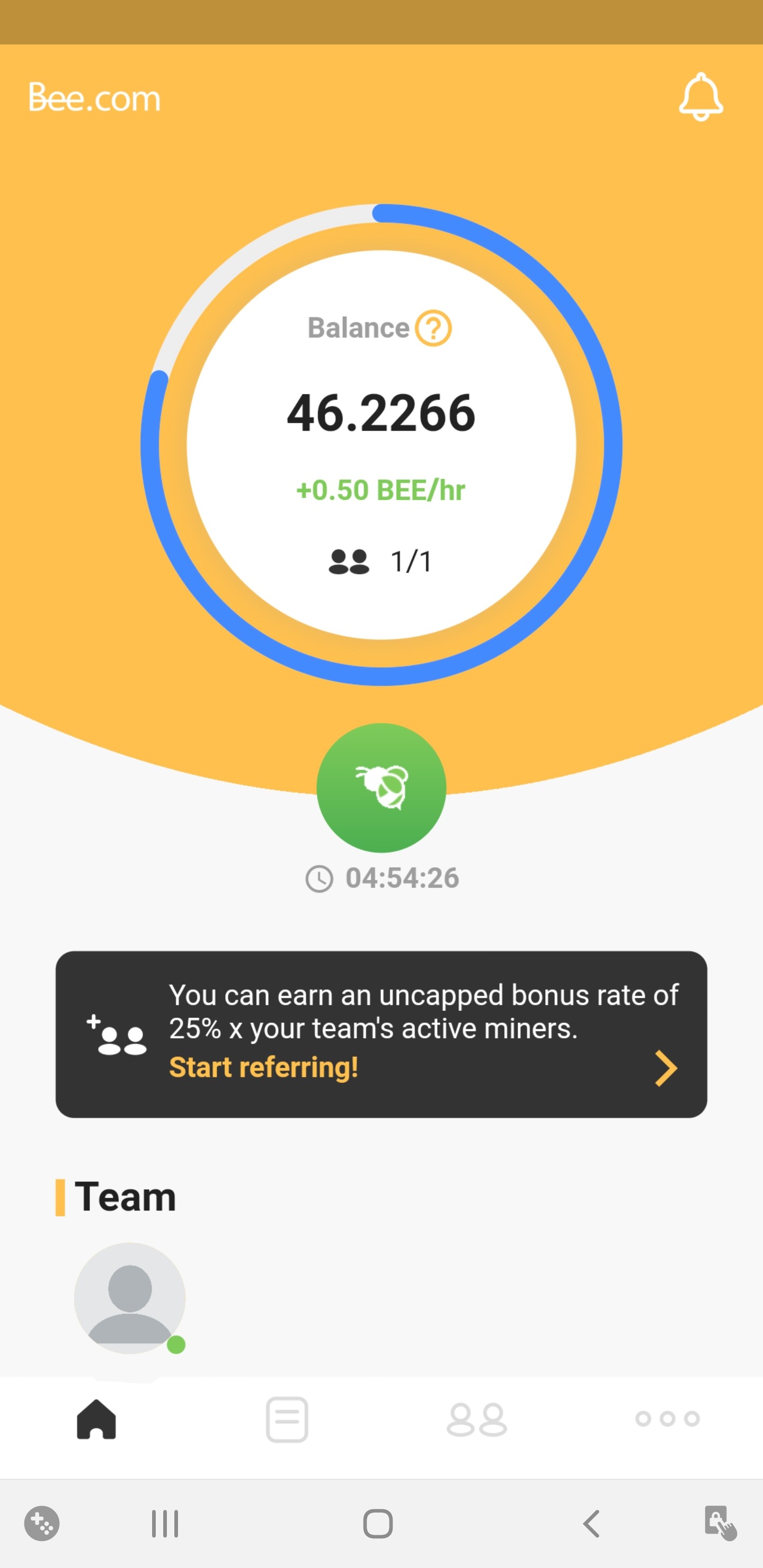 Platform screenshot