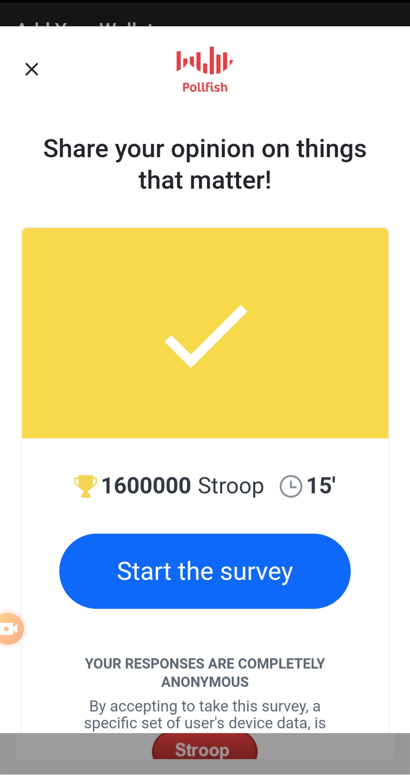 Platform screenshot