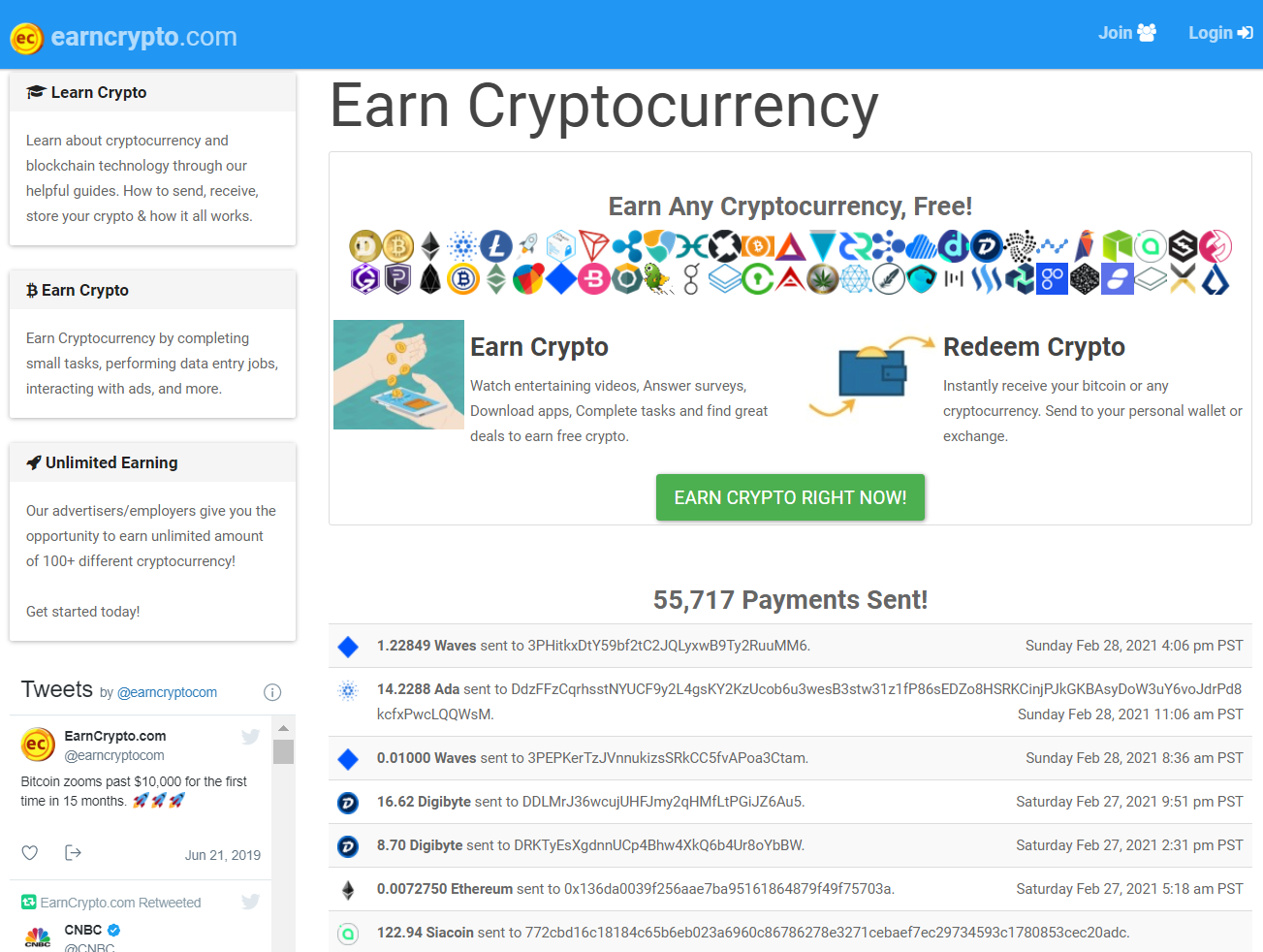 Platform screenshot