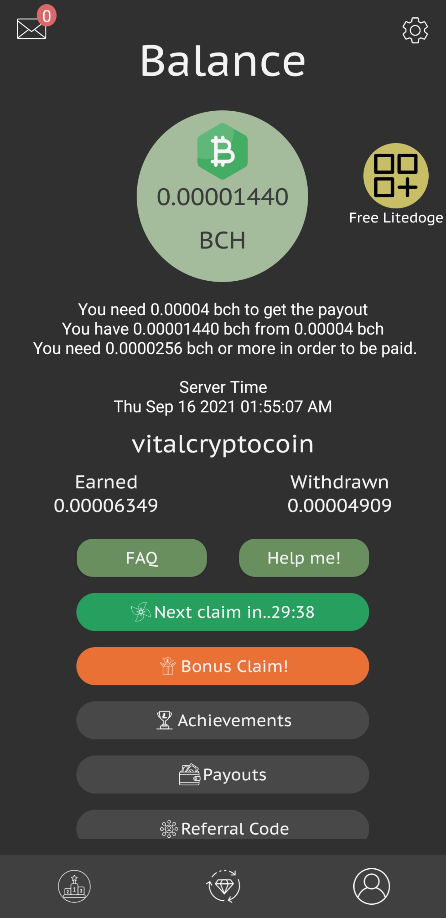 Platform screenshot
