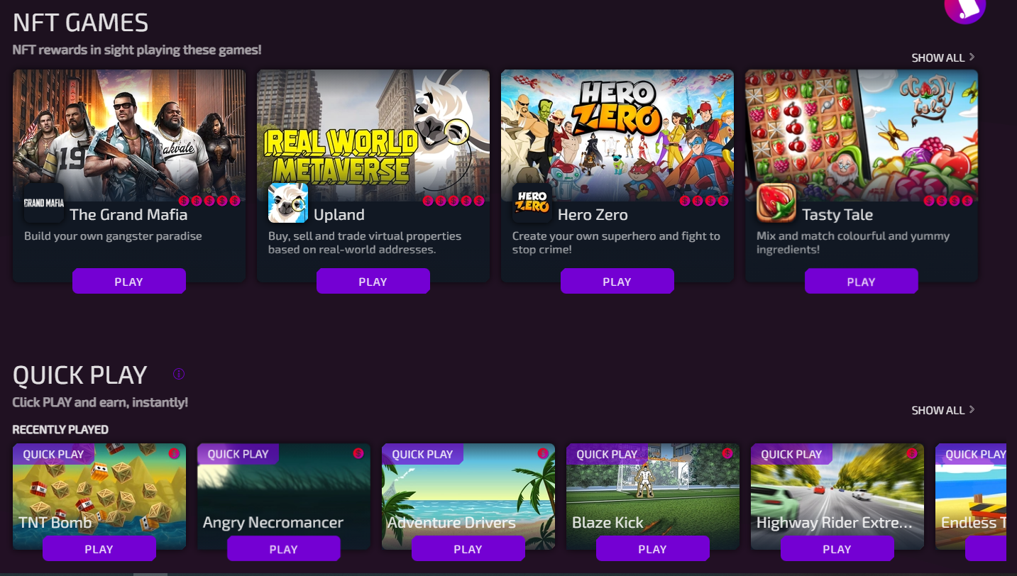 Platform screenshot