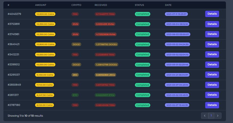 Platform screenshot