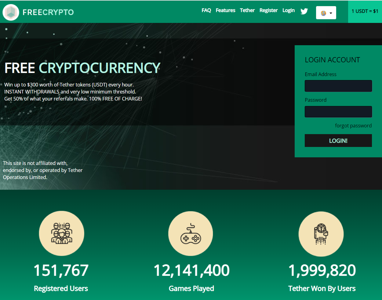 Platform screenshot
