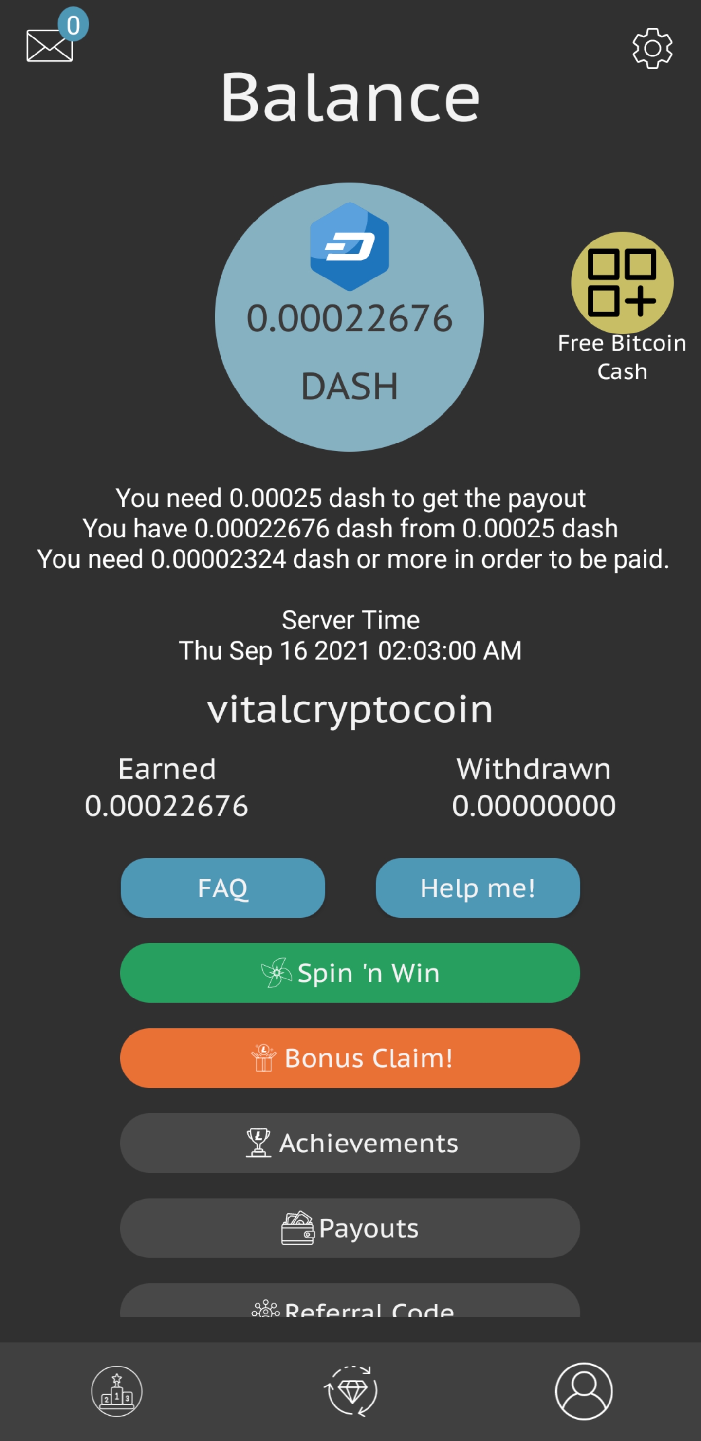 Platform screenshot